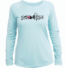 Load image into Gallery viewer, Womens "Catch & Re-Soak" w/custom sleeve scale - Pink Fish L/S