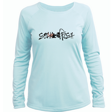 Load image into Gallery viewer, Womens "Catch & Re-Soak" w/custom sleeve scale - Florida State Flag L/S