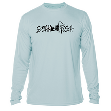 Load image into Gallery viewer, Mens "Catch & Re-Soak" w/custom sleeve scale - L/S