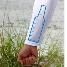 Load image into Gallery viewer, Womens "Catch & Re-Soak" w/custom sleeve scale - Blue Fish L/S