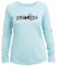 Load image into Gallery viewer, Womens "Catch & Re-Soak" w/custom sleeve scale - L/S