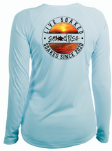 Load image into Gallery viewer, Womens "Live Soaked" L/S