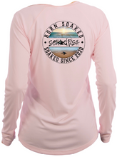 Load image into Gallery viewer, Womens "Born Soaked" L/S