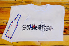 Load image into Gallery viewer, Womens "Catch & Re-Soak" w/custom sleeve scale - USA Flag L/S