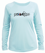 Load image into Gallery viewer, Womens "Catch & Re-Soak" w/custom sleeve scale - USA Flag L/S